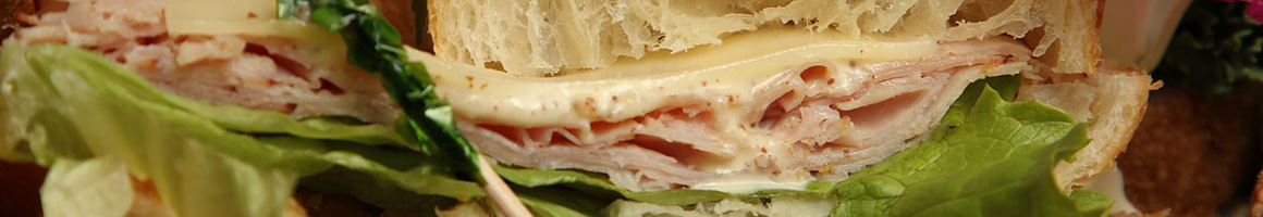 Eating Deli Sandwich Cafe at Premo's Deli restaurant in Miami, FL.